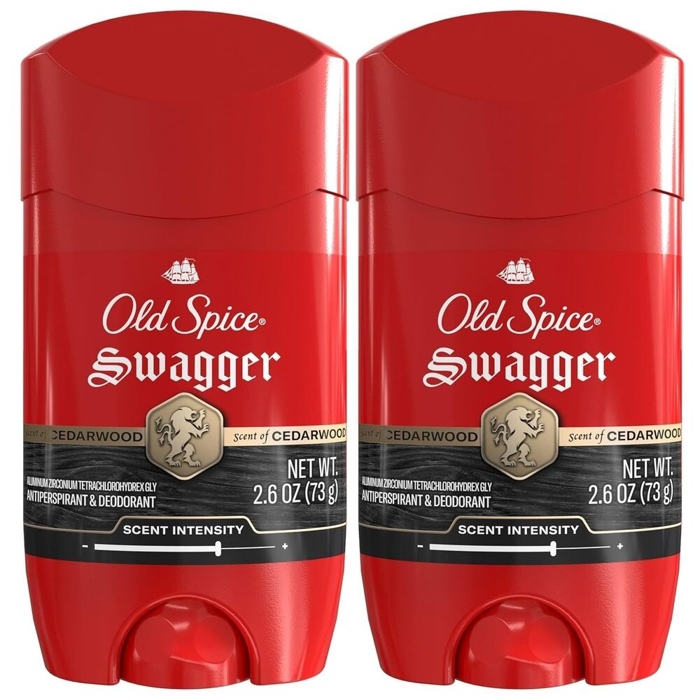 2-Pack Old Spice Men's Antiperspirant Deodorant Swagger 2.6oz 24/7 Protection